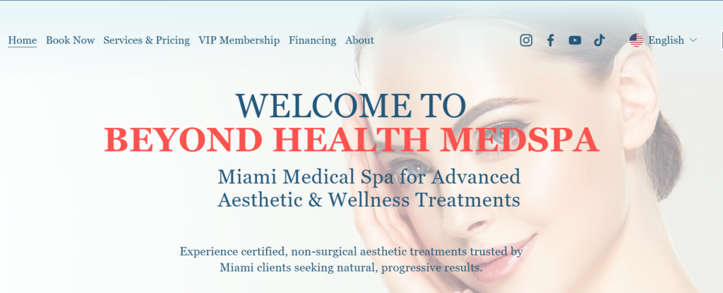 medspa website design